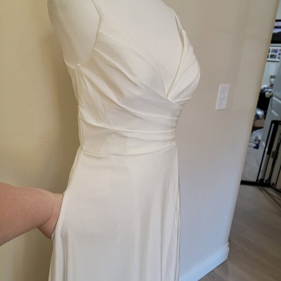 Lulus Choose Your Love White Sleeveless Maxi (Bridal), #1492696, Sz 4, $82 - Picture 6 of 9